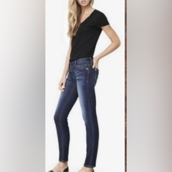 Express Jeans Skinny Stella Low Rise 0 Short Petite Zero Women’s 90s - Picture 1 of 15